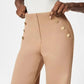 💥Saldi imperdibili – 50% di sconto💖Pantaloni elasticizzati da donna taglie forti, a vita alta e a gamba larga
