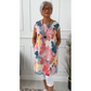 🦋 50% RABATT! 👗 Lockeres knielanges Kleid mit Schmetterlingsdruck – Leicht, luftig & verspielt – Ideal für Sommer, Spaziergänge & entspannte Tage ☀️