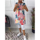 🦋 50% RABATT! 👗 Lockeres knielanges Kleid mit Schmetterlingsdruck – Leicht, luftig & verspielt – Ideal für Sommer, Spaziergänge & entspannte Tage ☀️