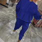 🔥Vendita calda 2025🔥 Set da 2 pezzi, top e pantaloni con cappuccio con coulisse da donna