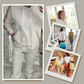 🔥Vendita calda 2025🔥 Set da 2 pezzi, top e pantaloni con cappuccio con coulisse da donna