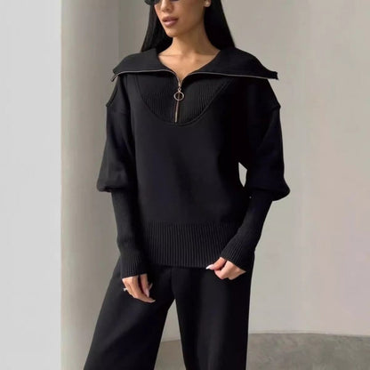 📢🎉Sconto del 50%!!!🛍️✨Set casual e sportivo a due pezzi da donna