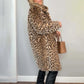 🎉Saldi invernali 49% di sconto🌹Giacca da donna a metà lunghezza con stampa leopardata🥰Spedizione gratuita