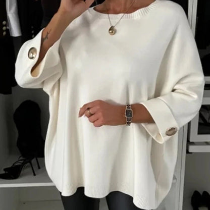 🎀Offerta limitata 49% di sconto🎀Maglia classica in tinta unita da donna