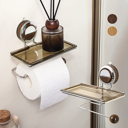 ⏳ Speciale a durata limitata ⏰ Portacarta igienica senza fori con scaffale 🚽