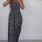 💖SCONTO DEL 50%💖Elegante tuta dal taglio morbido con motivo leopardato da donna