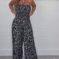 💖SCONTO DEL 50%💖Elegante tuta dal taglio morbido con motivo leopardato da donna