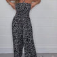 💖SCONTO DEL 50%💖Elegante tuta dal taglio morbido con motivo leopardato da donna