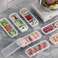 Scatola organizer per scomparto di mantenimento della freschezza del frigorifero