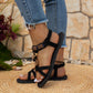 👡✨Sandali piatti da donna con punta arrotondata e traspiranti