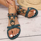 👡✨Sandali piatti da donna con punta arrotondata e traspiranti