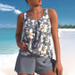 👙🌺Costume da bagno tankini stampato da donna