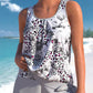 👙🌺Costume da bagno tankini stampato da donna