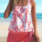👙🌺Costume da bagno tankini stampato da donna