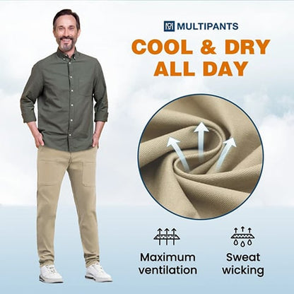 🔥 Ultimo giorno di saldo -40% 🏆MultiPants – Pantaloni cargo resistenti multi-tasca ad alta elasticità