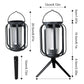 Lampada Solare da Esterno a Forma di Lanterna con 4 Modalità di Illuminazione
