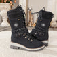 👢 50% DI SCONTO! ❄️ Stivali da Neve Impermeabili – Ginocchio, Caldi & Design Donna 🧥