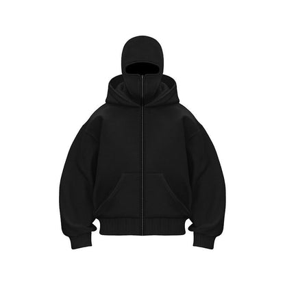 🎁 Offerta speciale 50% DI SCONTO 🔥 Felpa con cappuccio e zip Ninja per uomo e donna - Protezione completa