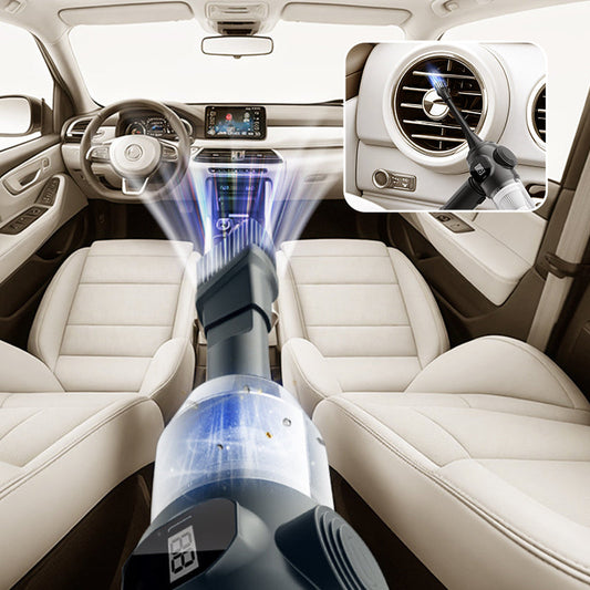 Set aspirapolvere portatile multifunzione senza fili per auto