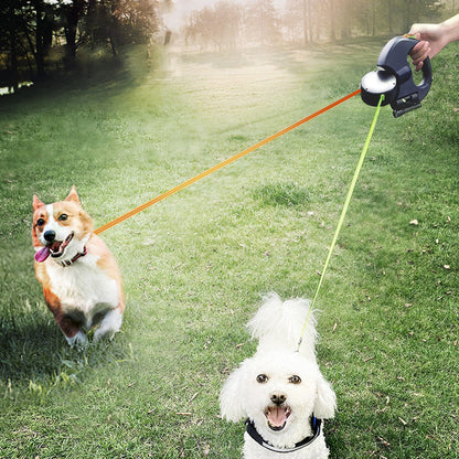 Guinzaglio Multifunzione Due-in-Uno per Cani