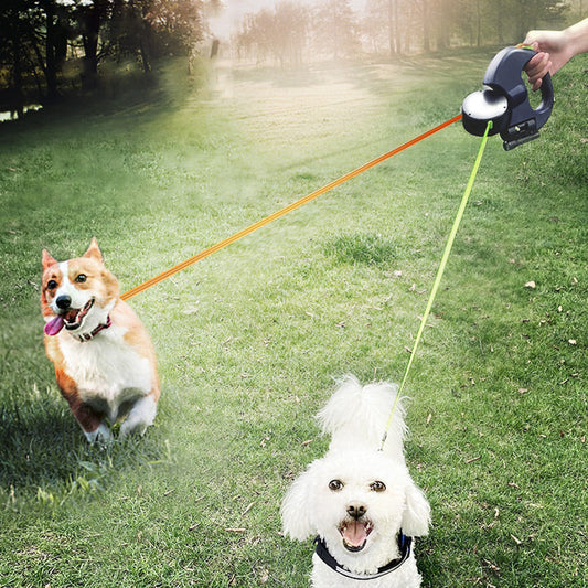 Guinzaglio Multifunzione Due-in-Uno per Cani