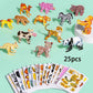 Puzzle 3D educativo con personaggi dei cartoni animati