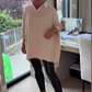 🍂 Offerta autunnale limitata Top donna a maniche lunghe con collo a camici