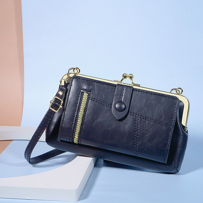 Borsa telefonica a tracolla con organizer multi-card