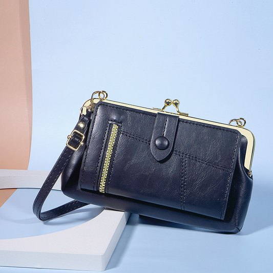 Borsa telefonica a tracolla con organizer multi-card