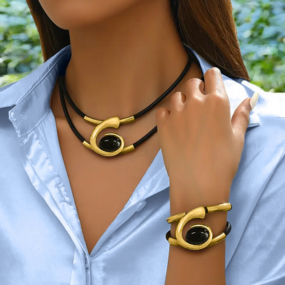 Set di collane e bracciali vintage Boho