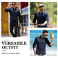 Camicia casual da uomo manica lunga fashion
