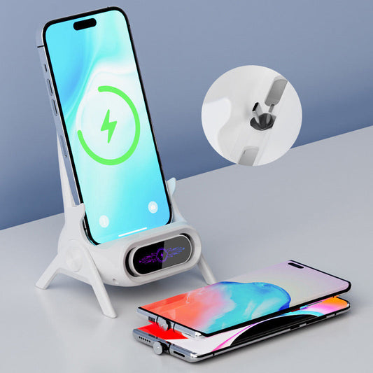 Supporto per telefono con carica rapida wireless multifunzione