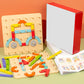 Puzzle Montessori con pannello forato 🎅Idea regalo di Natale!🎁