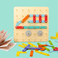 Puzzle Montessori con pannello forato 🎅Idea regalo di Natale!🎁
