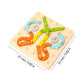 Puzzle Montessori con pannello forato 🎅Idea regalo di Natale!🎁