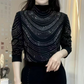 💥Last Day 50% OFF💥Women’s Graceful Long Sleeve Top With Sequins