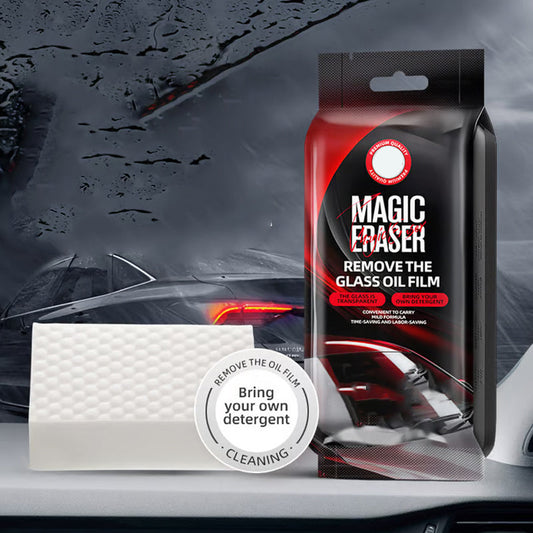 🚗 ACQUISTA 2 OTTIENI 3! ✨ SPUGNA MAGICA PER VETRI - Rimuove Macchie e Aloni con un Solo Passaggio, Adatta a Tutti i Tipi di Superfici Vitree, Risultati Immediati e Brillanti 🌟🧽