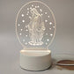 🎅 Il regalo di Natale perfetto – Fino al 49% di sconto 🙏 Inspirante lampada da notte a LED in acrilico con motivo religioso ✝️ Lampada da preghiera per vergini
