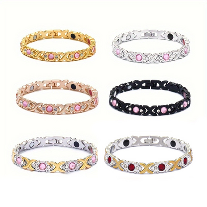 📢📢SCONTO DEL 50%!!! 📿💎 Bracciale da donna con cristalli: regolabile ed elegante per tutte le occasioni