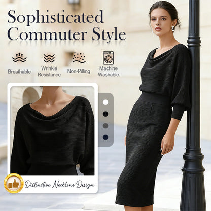 🌟 Offerta limitata 49% DI SCONTO 💃 Abito elegante da donna che snellisce il punto vita | Vestibilità elegante e silhouette che valorizza la figura ✨