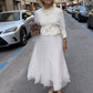 Set da donna composto da top a maniche lunghe e abito senza maniche