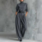 Completo Elegante Donna 2 Pezzi: Maglia Dolcevita e Pantaloni a Vita Alta con Cintura in Omaggio