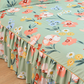 🔈🔈 OFFERTA LAMPO - SCONTO DEL 50% ⚡ Set di 3 Gonne da Letto con Volant 🛏️ – Stampa Floreale & Design a Doppio Strato!