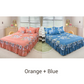 🔈🔈 OFFERTA LAMPO - SCONTO DEL 50% ⚡ Set di 3 Gonne da Letto con Volant 🛏️ – Stampa Floreale & Design a Doppio Strato!