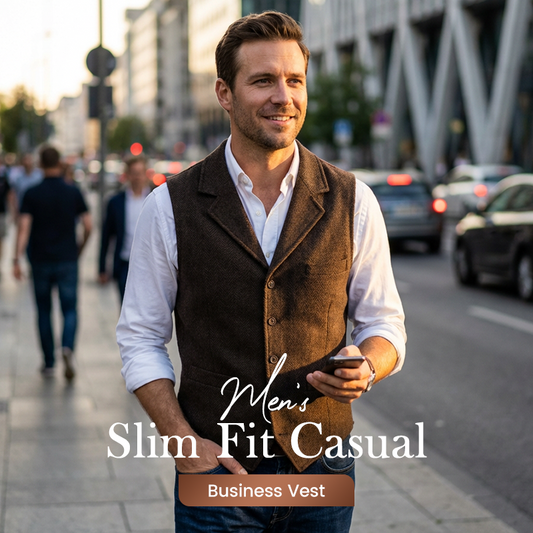 🔖 SCONTO DEL 50%! 🔥 Gilet casual slim fit da uomo 👕💥