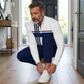 🔈🔈SCONTO DEL 50%🔥Set pullover e pantaloni con stampa grafica da uomo
