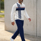 🔈🔈SCONTO DEL 50%🔥Set pullover e pantaloni con stampa grafica da uomo