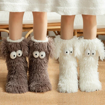 💗ULTIMO GIORNO DEI SALDI – SCONTO DEL 50%⚡OLTRE 50.000 PEZZI VENDUTI💕Pantofole in peluche da donna, calzini, calzini da interno, invernali, per casa, spessi, antiscivolo, calzini da neve in peluche per adulti, copriscarpe