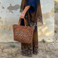 Set 2 pezzi da donna con stampa leopardata sfumata