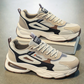 Sneakers da uomo con plateau spesso e mesh traspirante